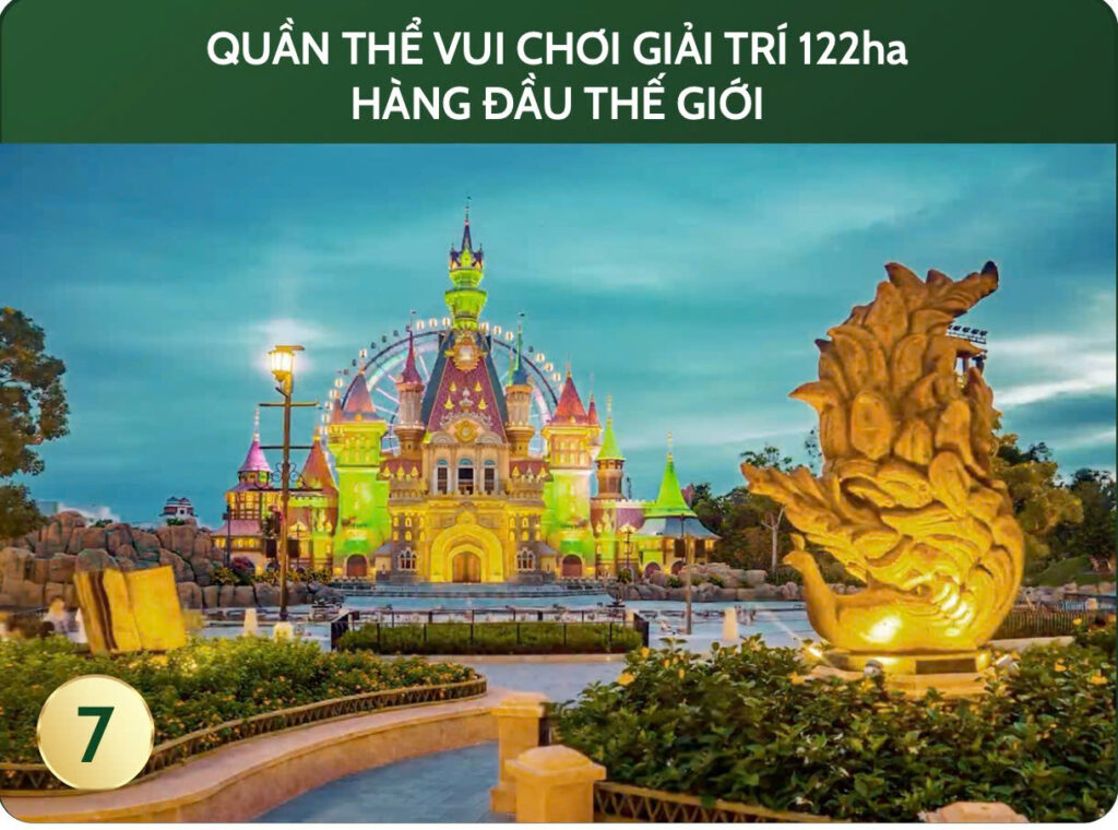 Quần thể vui chơi Giải trí 122ha hàng đầu thế giới tại Vin Cần Giờ