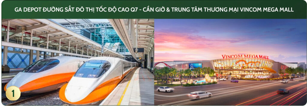 Tàu điện 350km/h kết nối Q7 đến Vinhomed Cần Giờ chỉ 12 phút di chuyển